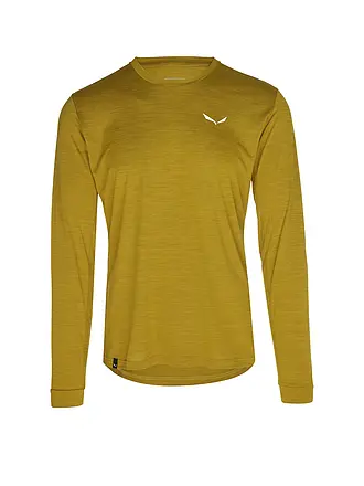 SALEWA | T-shirt de sport à manches longues pour homme Puez Melange Dry'Ton | gold
